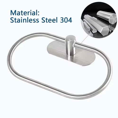 Bathroom towel ring rack - towel,