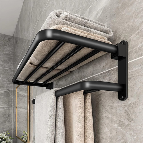Towel holder with bars wall - towel,