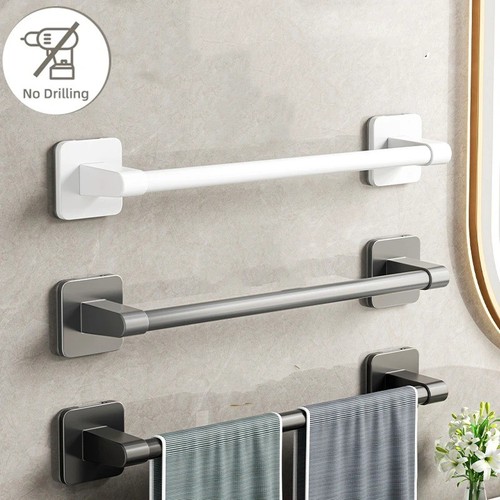 Self adhesive towel - towel, rail