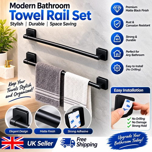 Self adhesive towel rail - self,