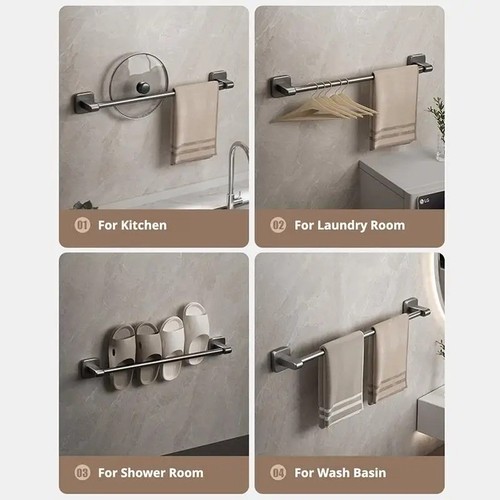 50cm self adhesive towel - self, rail