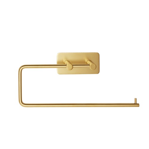 Satin brass towel rail - towel,