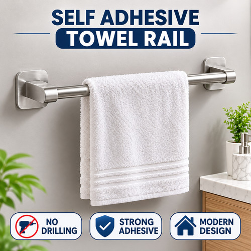 Self adhesive towel rail - adhesive,