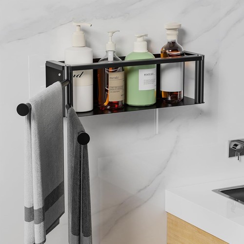 Black swivel towel - towel, arm