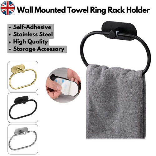 Bathroom towel ring - bathroom, rack