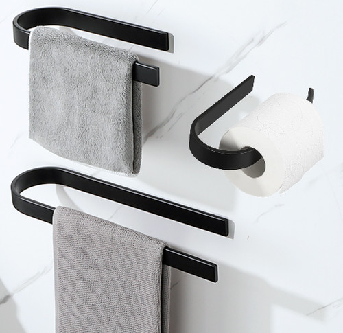 Hand towel toilet roll rail - hand,