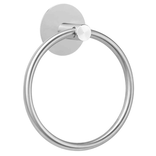 Chrome hand towel ring - towel,