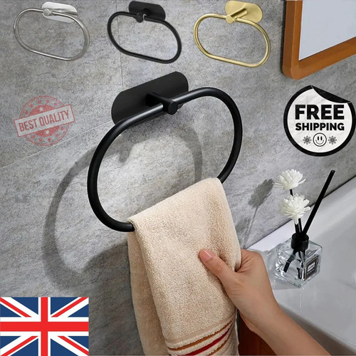 Bathroom towel ring - bathroom,