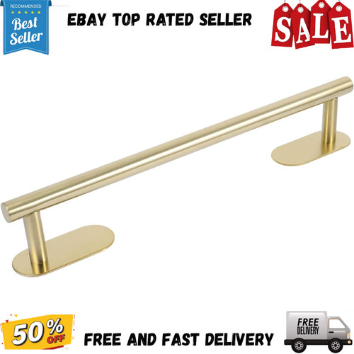 Yuet brushed brass towel - towel, rail