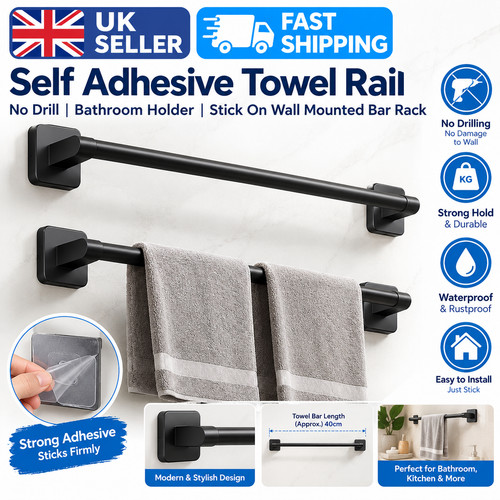 Self adhesive towel rail - self,