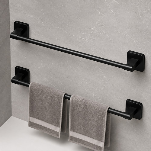 Self adhesive towel - adhesive, rail