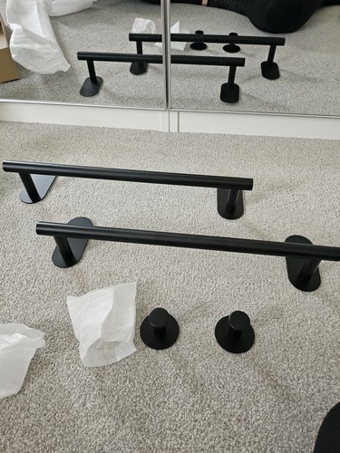 Sayayo black towel rail - towel,