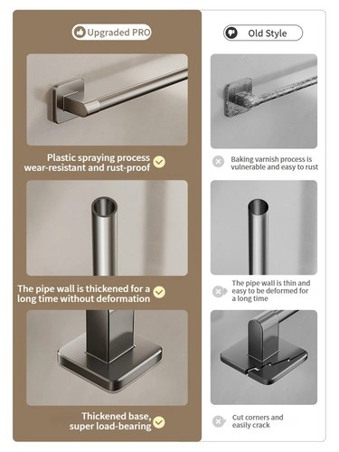 Self adhesive towel rail - self,