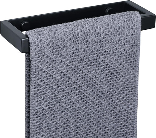 Sayayo black hand towel holder - hand,