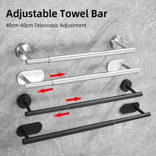 Black towel rail 40cm - rail, 60